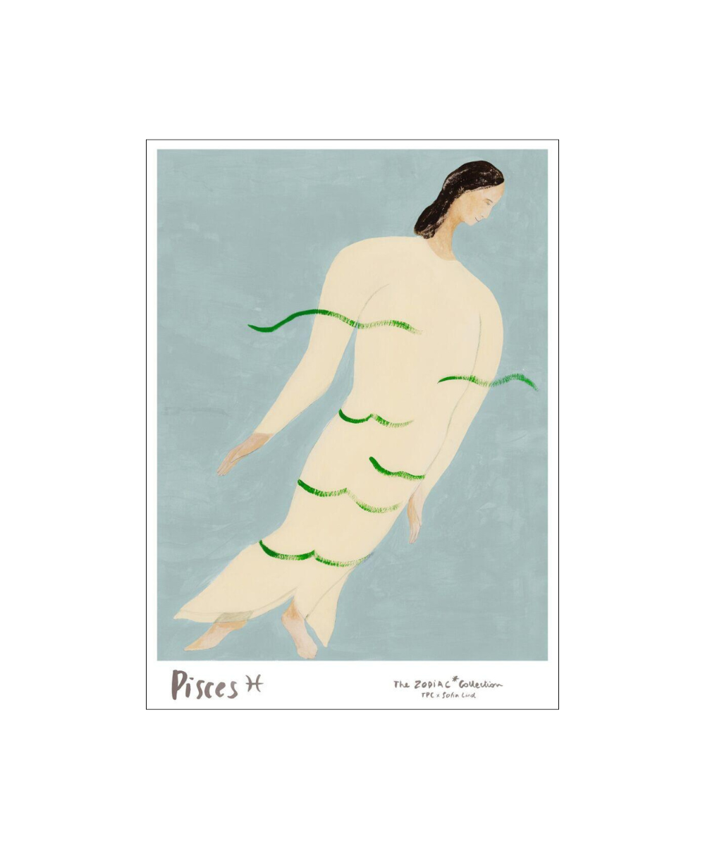 The Poster Club x Sofia Lind Pisces plakat - 30x40 cm